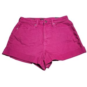 NWT Wild Fable Hot Pink Highest Rise Mom Shorts